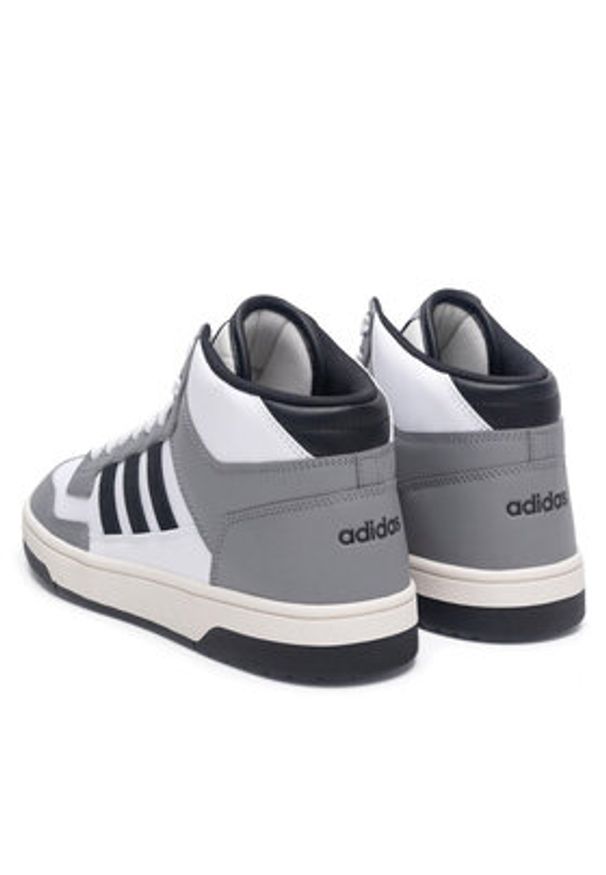 Adidas - adidas Sneakersy RAPID COURT MID W JP5866 Szary. Kolor: szary. Materiał: skóra