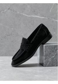 Gino Rossi Lordsy EO-MANU-2550LM Czarny. Kolor: czarny. Materiał: zamsz, skóra #8