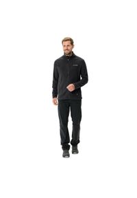 Bluza polarowa męska Vaude Rosemoor Fleece Jacket II. Kolor: czarny. Materiał: polar. Wzór: aplikacja