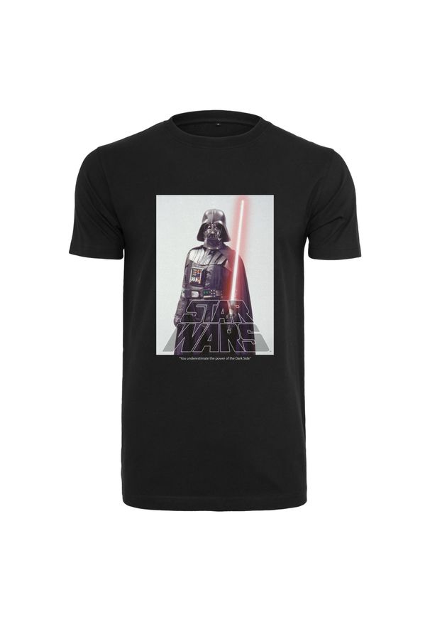 Koszulka Urban Classics Star Wars Darth Vader Logo. Kolor: czarny. Wzór: motyw z bajki