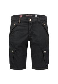 Bermudy Geographical Norway PRODOL EO MEN 063 czarny męska (SX1427H/GNO-Black). Kolor: czarny. Sport: turystyka piesza #1