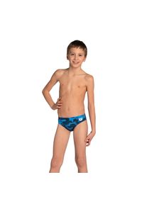 Slipki pływackie dla dzieci Arena Camo. Kolor: niebieski. Materiał: poliester, materiał #1