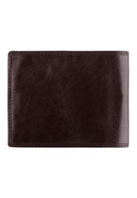 Wittchen - Męski portfel z herbem średni. Kolor: brązowy. Materiał: skóra. Wzór: aplikacja #5