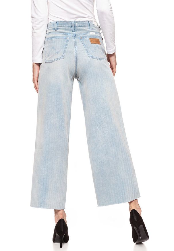 Wrangler - WRANGLER BAGGY HERRINGBONE W28GTS281 112128257. Stan: podwyższony. Wzór: aplikacja, jodełka
