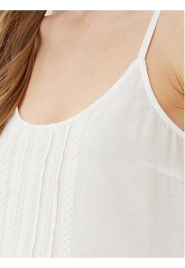Vero Moda Sukienka letnia Pretty 10325236 Biały Regular Fit. Kolor: biały. Materiał: bawełna. Sezon: lato