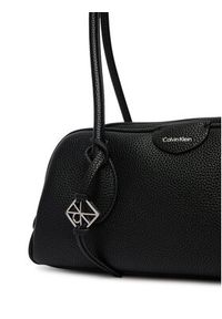 Calvin Klein Torebka Quilted Nylon Ew Satchel LV04F3743G Czarny. Kolor: czarny. Materiał: skórzane #2