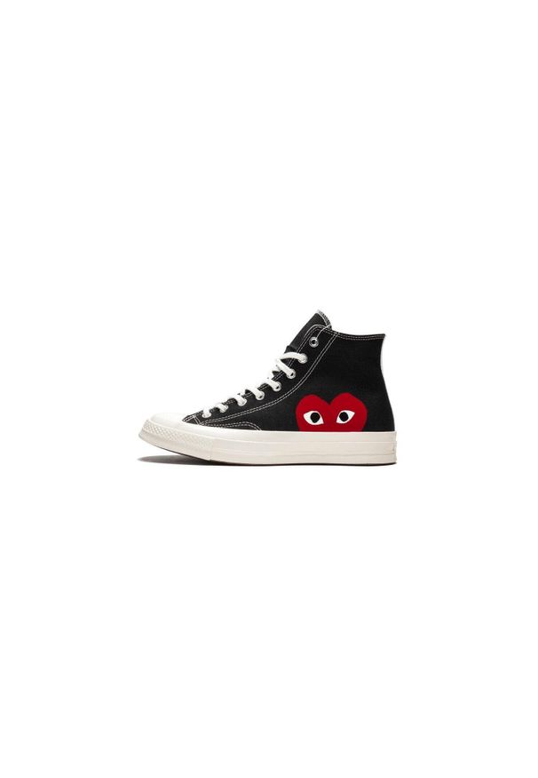 Buty damskie Converse Comme des Garçons Noir Haute. Kolor: czerwony