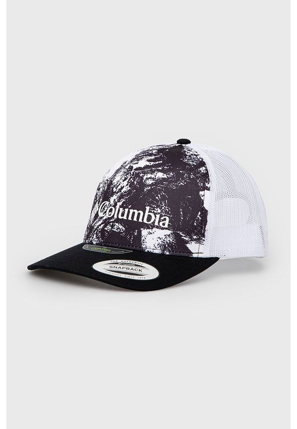 columbia - Columbia Czapka kolor biały z nadrukiem 1934421-360. Kolor: biały. Wzór: nadruk