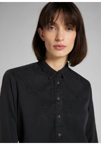 Lee - LEE WESTERN SHIRT DAMSKA KOSZULA DŁUGI RĘKAW BLACK L45DZH01. Długość rękawa: długi rękaw. Długość: długie #3