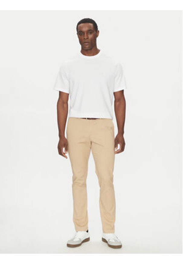 Michael Kors T-Shirt CR451V9HFK Biały Regular Fit. Kolor: biały. Materiał: bawełna, syntetyk