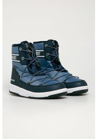 Moon Boot - Śniegowce. Nosek buta: okrągły. Zapięcie: sznurówki. Kolor: niebieski #2