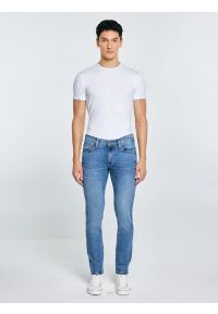 Big-Star - Jeansy męskie dopasowane niebieskie Terry Slim 331. Stan: obniżony. Kolor: niebieski. Styl: klasyczny #6