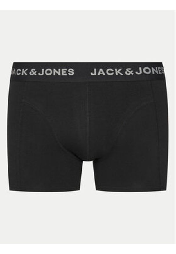 Jack & Jones - Jack&Jones Komplet 3 par bokserek Solid 12254363 Czarny. Kolor: czarny. Materiał: bawełna