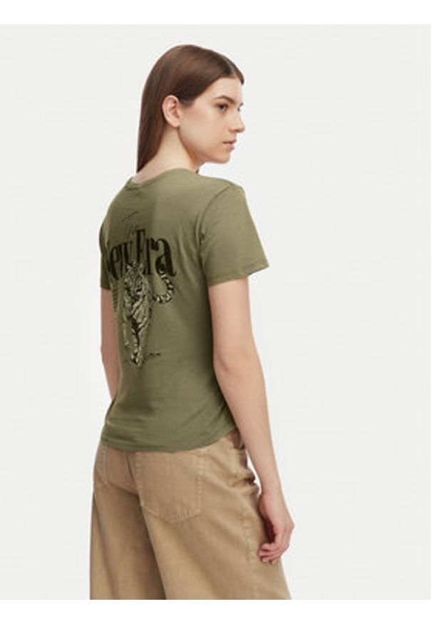 only - ONLY T-Shirt Lucy 15346760 Brązowy Regular Fit. Kolor: brązowy. Materiał: bawełna