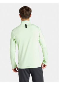 Adidas - adidas Bluza techniczna Workout IS3803 Zielony Slim Fit. Kolor: zielony. Materiał: syntetyk
