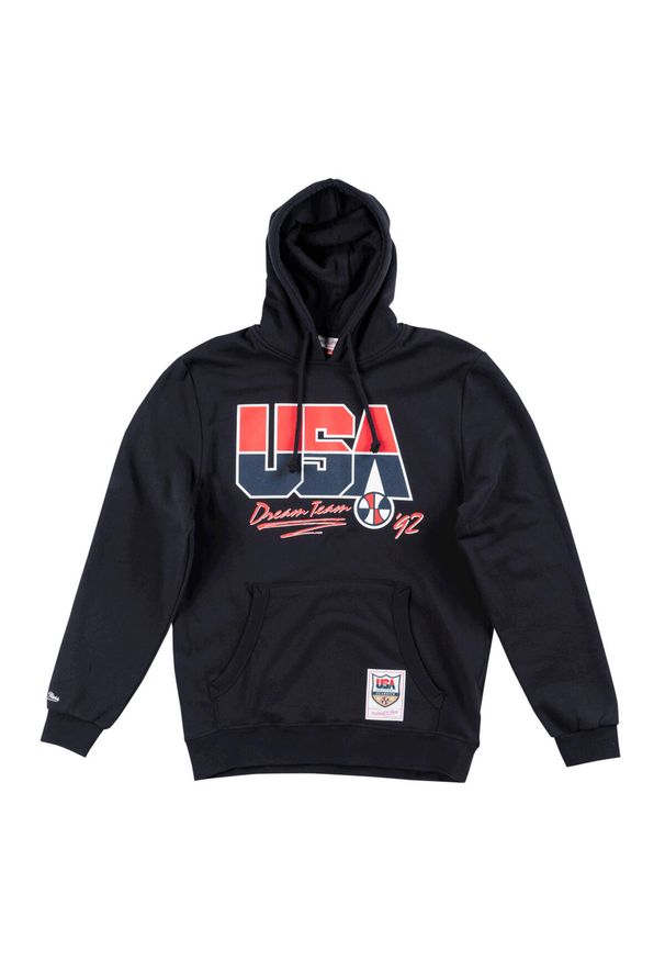 Mitchell & Ness - Bluza USA 1992 usa dream team hooded. Kolor: czarny. Sport: koszykówka