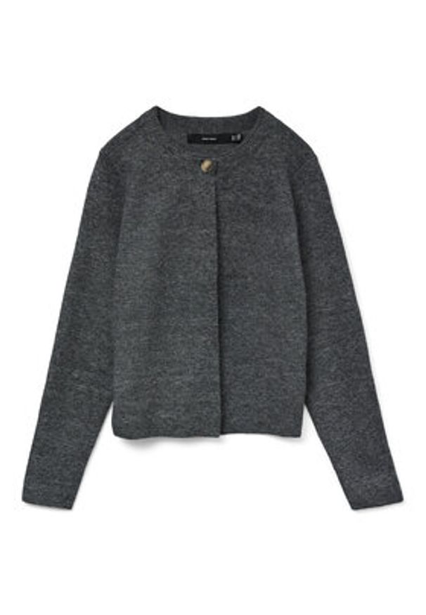 Vero Moda Kardigan Marina 10331339 Szary Regular Fit. Kolor: szary. Materiał: syntetyk