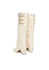 Guess Kozaki FLFGAR ELE11 Écru. Materiał: skóra #6