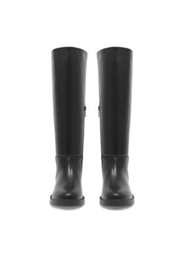 Jenny Fairy Kozaki Megan WS6110-09 Czarny. Kolor: czarny. Materiał: skóra