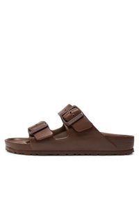 Birkenstock Klapki Arizona 1027402 Brązowy. Kolor: brązowy