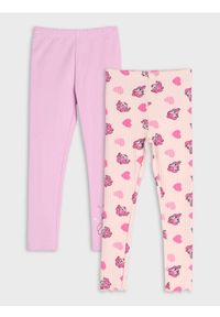 Sinsay - Legginsy My Little Pony 2 pack - fioletowy. Kolor: fioletowy. Materiał: elastan, bawełna. Wzór: nadruk