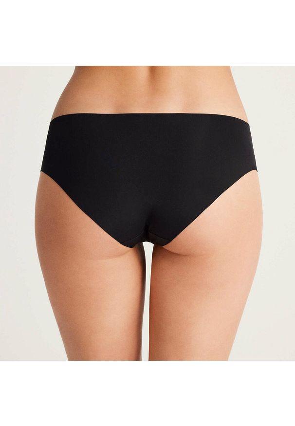 Intica - Figi bezszwowe gładkie do codziennego użytku Jozefa. Kolor: biały. Materiał: materiał, skóra. Wzór: gładki