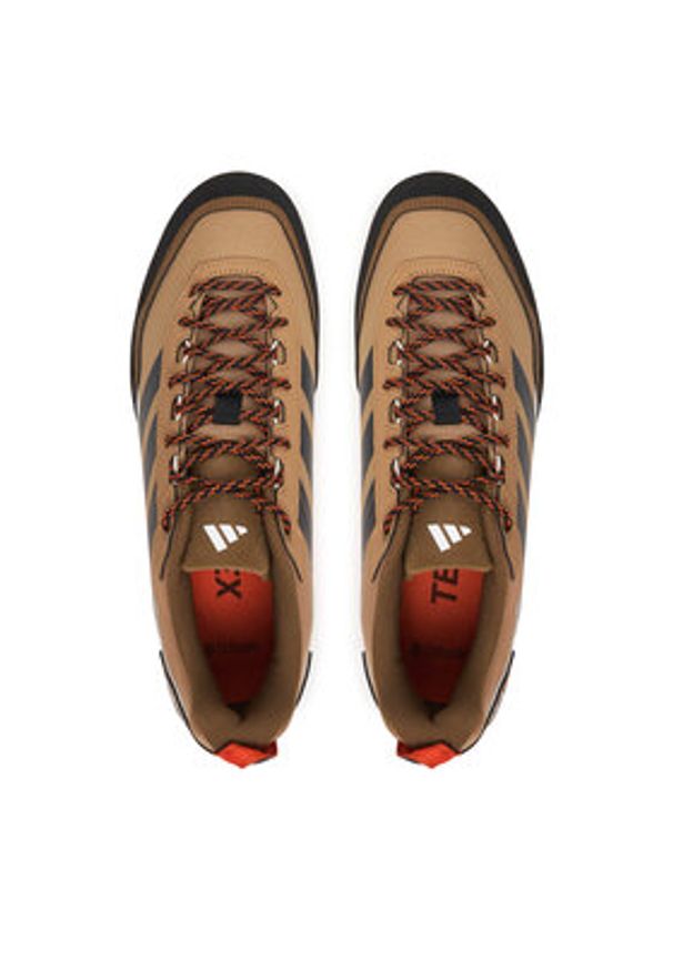 Adidas - adidas Trekkingi Terrex Skychaser Solo Approach JS4329 Brązowy. Kolor: brązowy. Materiał: materiał. Model: Adidas Terrex. Sport: turystyka piesza