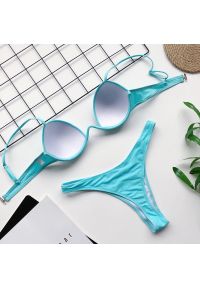 Intica - Strój kąpielowy z usztywnianym topem klasyczny fason odporny na słońce Adalmiina. Kolor: czerwony. Materiał: materiał #2