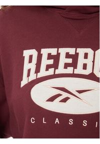 Reebok Bluza Classics Big Logo HZ8101 Czerwony Relaxed Fit. Kolor: czerwony. Materiał: bawełna