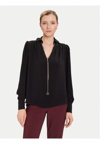 Rinascimento Bluzka CFC0125721003 Czarny Regular Fit. Kolor: czarny. Materiał: syntetyk
