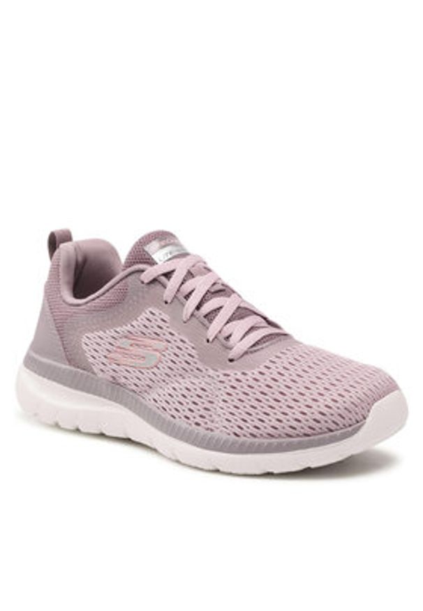 skechers - Skechers Sneakersy Quick Path 12607/LAV Różowy. Kolor: różowy. Materiał: materiał