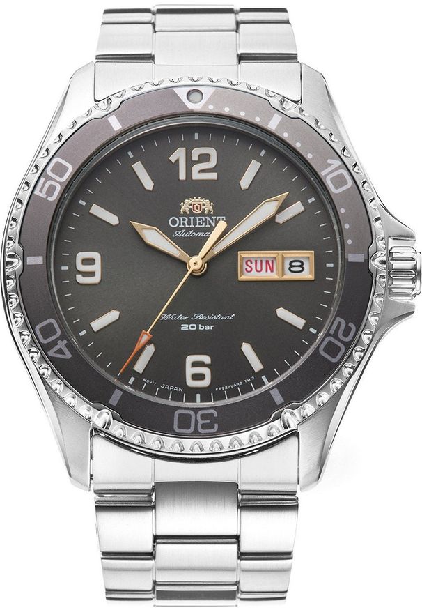 orient - Zegarek Orient Zegarek męski Orient RA-AA0819N19B srebrny. Kolor: srebrny