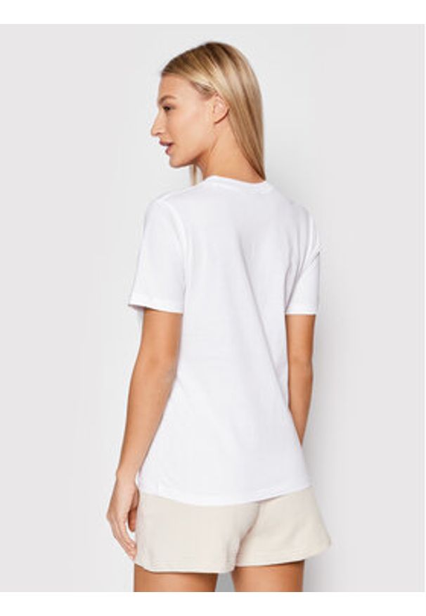 JJXX T-Shirt Anna 12200182 Biały Regular Fit. Kolor: biały. Materiał: bawełna