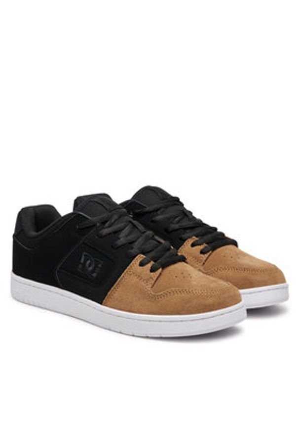 DC Shoes Sneakersy Manteca 4 ADYS100765-XKKS Czarny. Kolor: czarny. Materiał: skóra