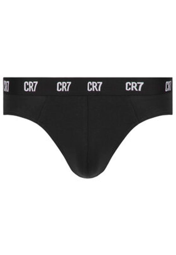 Cristiano Ronaldo CR7 Komplet slipów Main Basic Brief 3-Pack 8100-66-900 Czarny. Kolor: czarny. Materiał: bawełna