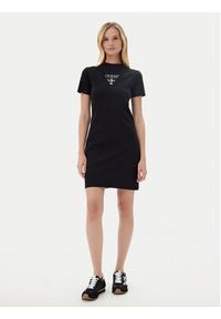 Guess Sukienka codzienna V4YK02 KCDH1 Czarny Regular Fit. Okazja: na co dzień. Kolor: czarny. Materiał: bawełna. Typ sukienki: proste. Styl: casual #5