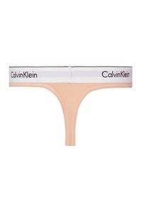 Calvin Klein Underwear Stringi 0000F3786E Pomarańczowy. Kolor: pomarańczowy. Materiał: bawełna #3