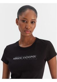 Armani Exchange T-Shirt XW002038 AF10356 UC001 Czarny Slim Fit. Kolor: czarny. Materiał: bawełna #2