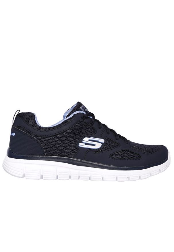 skechers - Buty Skechers Agoura 52635NVY - granatowe. Okazja: na co dzień. Zapięcie: sznurówki. Kolor: niebieski. Materiał: guma, skóra. Szerokość cholewki: normalna. Model: Skechers Sport