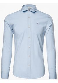 Tommy Jeans Koszula DM0DM04405 Niebieski Slim Fit. Kolor: niebieski. Materiał: bawełna #5