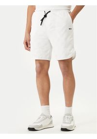 BOSS Szorty sportowe Member 50558883 Biały Relaxed Fit. Kolor: biały. Materiał: bawełna. Styl: sportowy #1