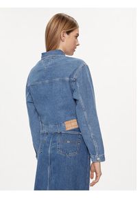Tommy Jeans Kurtka jeansowa Claire DW0DW17656 Niebieski Regular Fit. Kolor: niebieski. Materiał: bawełna