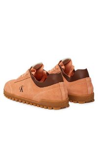 Calvin Klein Jeans Sneakersy Low Profile Runner Mg Sue YW0YW01898 Różowy. Kolor: różowy. Materiał: zamsz, skóra #4