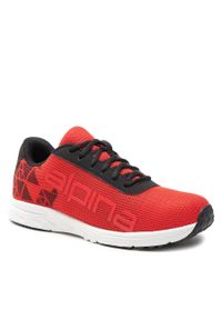 Sneakersy Alpina Galen 626B-4K Black/Red. Kolor: czerwony. Materiał: materiał