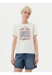 Levi's® T-Shirt A8802-0041 Biały Standard Fit. Kolor: biały. Materiał: bawełna