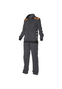 Damski dres Hummel Stockholm Taslan Szaro-Pomarańczowy XS. Kolor: pomarańczowy, szary, różowy, wielokolorowy. Materiał: dresówka