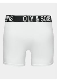 Only & Sons Komplet 3 par bokserek 22028590 Czarny. Kolor: czarny. Materiał: bawełna