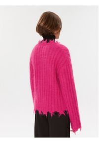 Herskind Sweter Caleb 4923970 Różowy Regular Fit. Kolor: różowy. Materiał: wełna