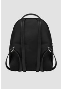 Karl Lagerfeld - KARL LAGERFELD Czarny mały plecak damski Ikon Nylon. Kolor: czarny. Materiał: nylon. Wzór: aplikacja. Styl: casual, elegancki #4