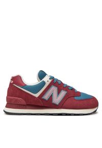 New Balance Sneakersy U574RBB Czerwony. Kolor: czerwony. Materiał: skóra. Model: New Balance 574 #1